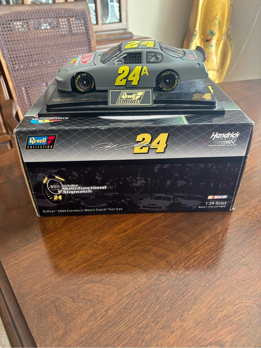Revell Collection #24 Diecast Race Car on Display Base